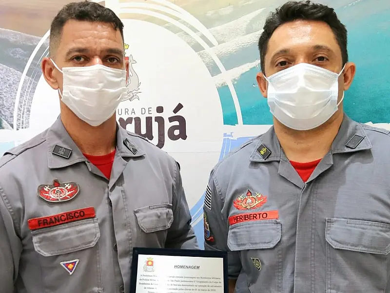 Cidade presta homenagem póstuma aos bombeiros que morreram nos deslizamentos de 2020