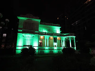 Setembro Verde: viaduto e outros pontos de Santos ganham iluminação especial