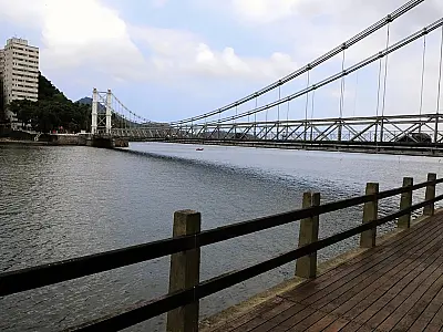 Reforma da Ponte Pênsil é retomada e interdita tráfego durante noite de amanhã