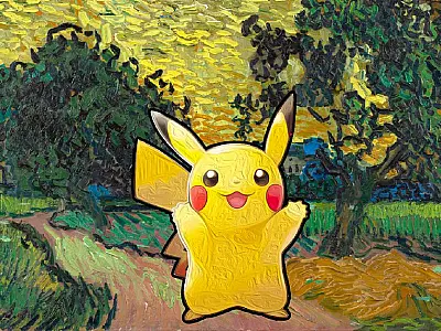 Museu Van Gogh coloca Pokémons em quadros para aproximar crianças do pintor