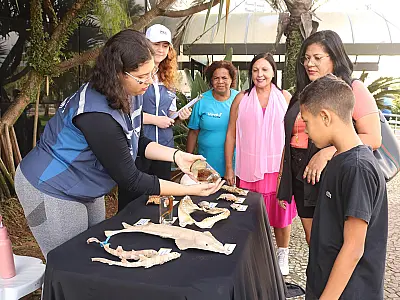 Aquário de Santos conscientiza sobre vida marinha em atividades da Semana do Meio Ambiente
