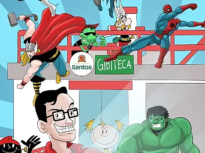 Paço Municipal recebe exposição em homenagem aos 30 anos da Gibiteca