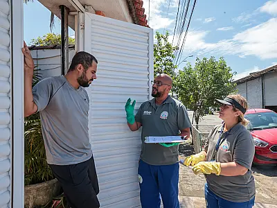 Praia Grande vistoria 3 mil imóveis durante mobilização estadual e nacional