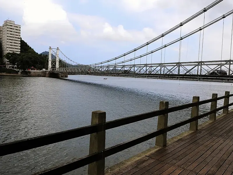 Reforma da Ponte Pênsil, em São Vicente, inicia nova etapa nesta terça-feira