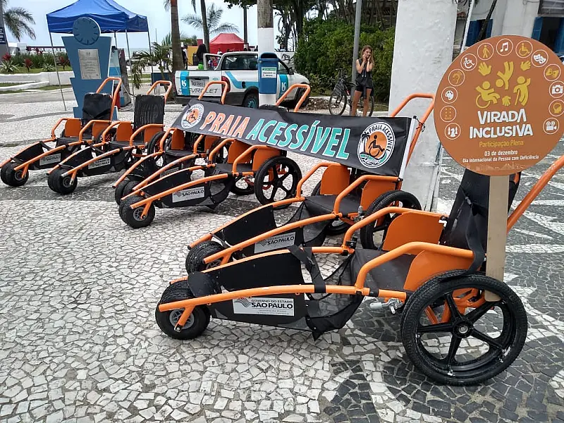 Programa Praia Acessível volta à Praia de Pitangueiras no dia 3
