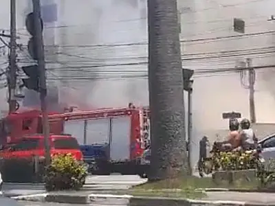 Fritadeira provoca incêndio em tradicional restaurante do Gonzaga