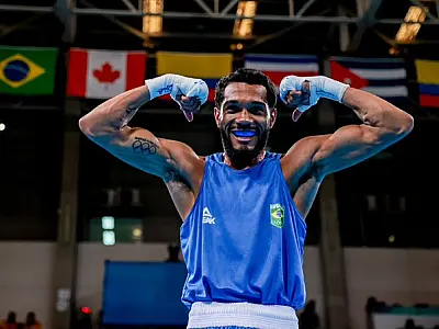 Boxeador Luiz Oliveira 'Bolinha' vence na estreia no Pan de Santiago