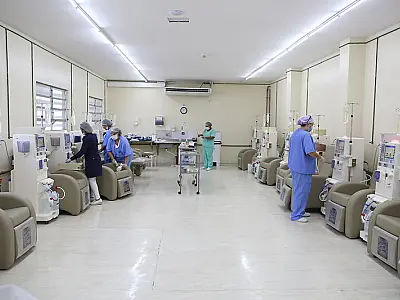 Ambulatório de Hemodiálise de Guarujá é revitalizado e realiza 2 mil sessões mensais