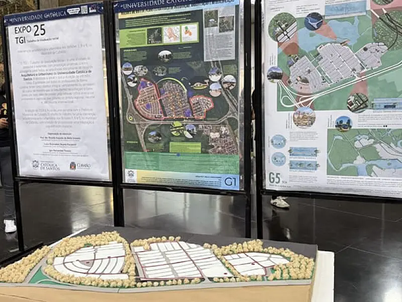 Exposição de intervenção arquitetônica e urbanística em bairros acontece em Cubatão