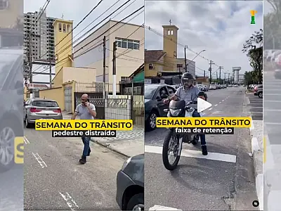 Prefeitura utiliza redes sociais para conscientização sobre segurança no trânsito