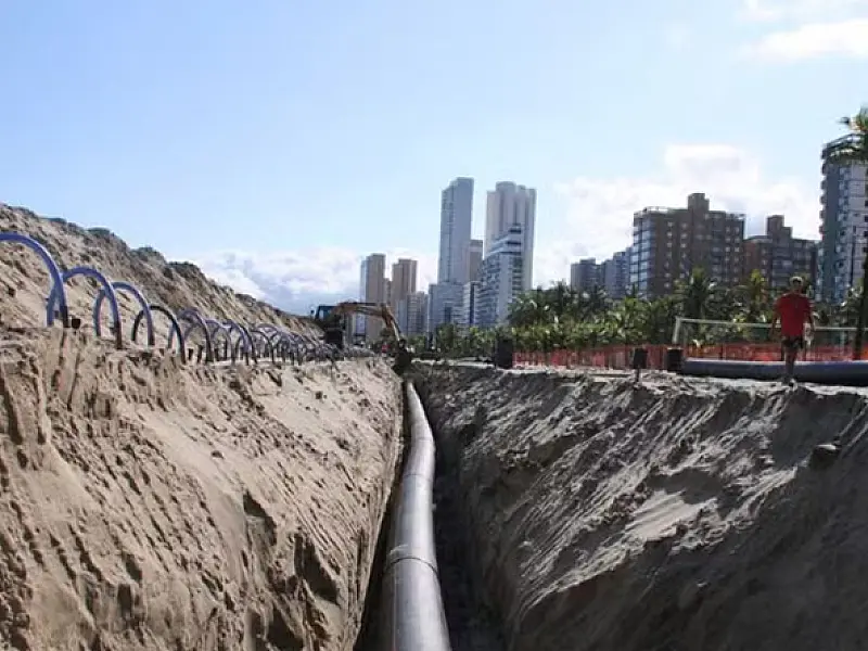 Obra da Sabesp irá reforçar 35 km de tubulações para mais eficiência no abastecimento de água