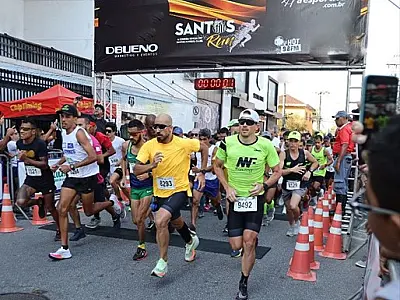 Corrida Santos Run 8k terá co-patrocínio do Miramar Shopping
