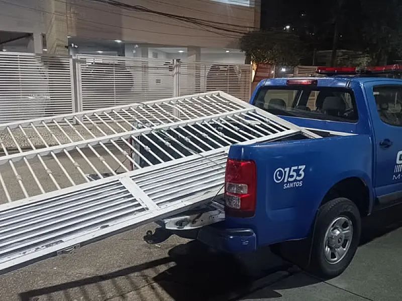 Guarda Municipal de Santos detém quatro suspeitos de furto