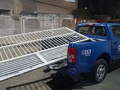Guarda Municipal de Santos detém quatro suspeitos de furto