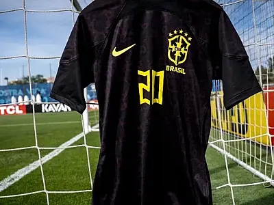 Brasil jogará de preto, pela 1ª vez na história, em duelo contra Guiné