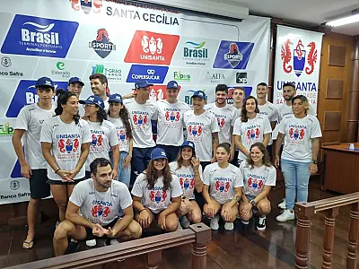 Unisanta apresenta novos reforços na equipe de natação para Olímpiadas de Paris 2024