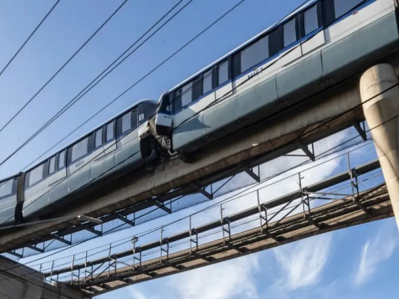 Linha 15-prata do monotrilho tem nova colisão de trens em São Paulo