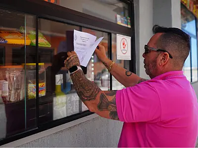 Prefeitura de Mongaguá intensifica fiscalização e lacra adega que funcionava irregularmente