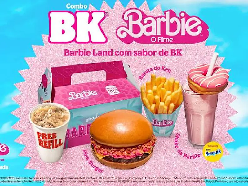 Onda rosa do filme 'Barbie' atinge o inusitado em comida, metrô e perfis de empresas