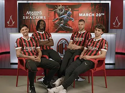Ubisoft e AC Milan fazem ação conjunta em lançamento de Assassin's Creed Shadows