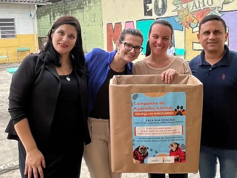 Campanha do Agasalho Animal arrecada cobertores e roupinhas pets