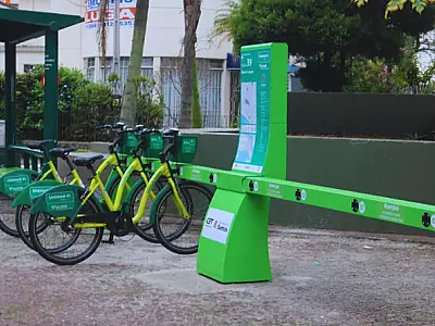 Santos oferece gratuidade nas bikes compartilhadas para marcar o Dia do Ciclista, 19 de agosto