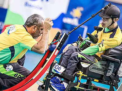 Brasil vence Argentina e é campeão do futebol de cegos no Parapan de Jovens