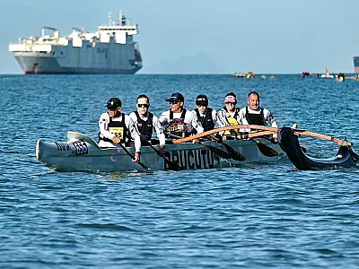 Canoísta santista Celso Filetti garante novos ouros no Brasileiro de Va'a, agora na maratona