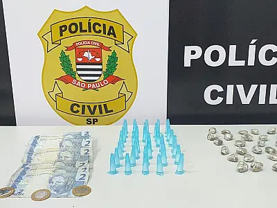 Investigação da Polícia Civil resulta em prisão de traficante de drogas em São Vicente