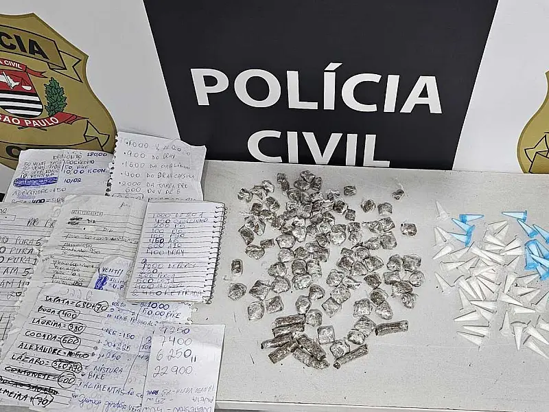 Polícia Civil prende suspeito de tráfico de drogas em Peruíbe
