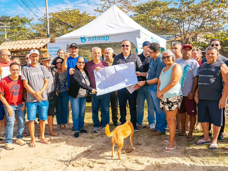 Obras de esgotamento sanitário no Núcleo Georgina beneficiarão cerca de 400 moradores em Bertioga
