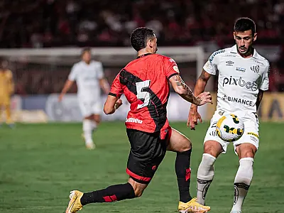 Santos derrota Atlético-GO e garante permanência na Série A