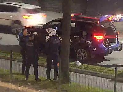 Câmeras da Prefeitura flagram e GCM impede furto de gradis em Santos