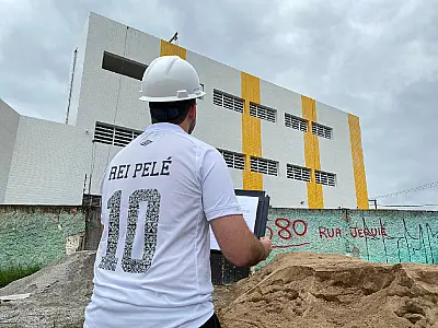 Escola de São Vicente será inaugurada em janeiro de 2023 e batizada com nome do Atleta do Século
