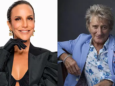 Ivete Sangalo e Rod Stewart farão shows juntos em São Paulo