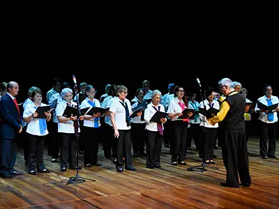 23º Encontro de Corais da Terceira Idade reúne cerca de 350 cantores  no Palácio das Artes