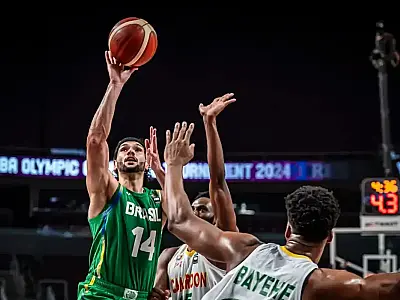 Brasil perde para Camarões, mas avança no Pré-Olímpico de Basquete