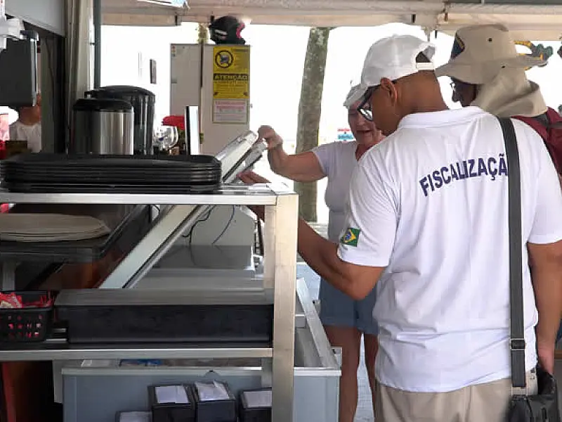 Guarujá finaliza Operação de Fiscalização Sanitária descartando 874 kg de gelo impróprio