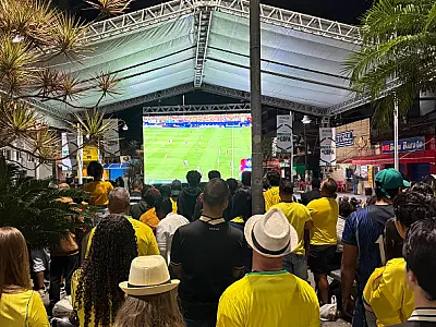 Prefeitura de Mongaguá transmite Brasil x Escócia na Praça Fernando Arens nesta quarta-feira (24)