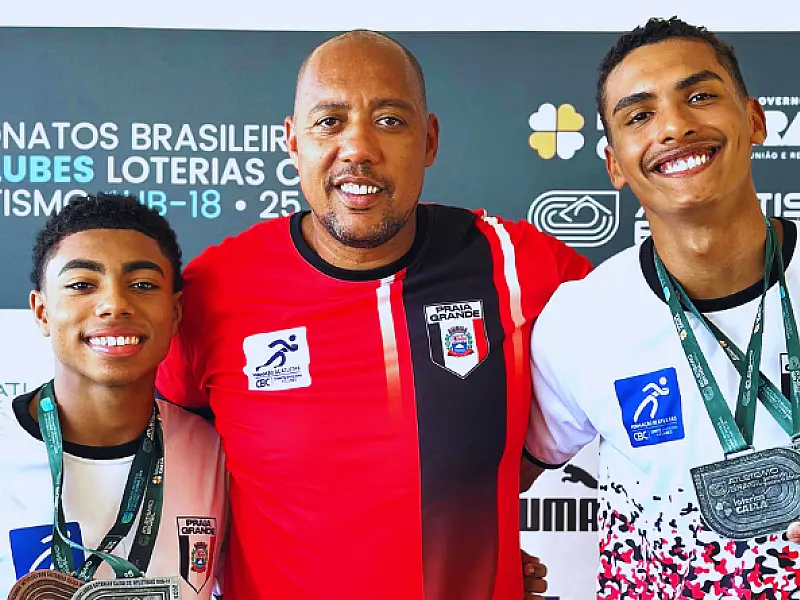 Atletismo de Praia Grande brilha no Campeonato Brasileiro Sub-18