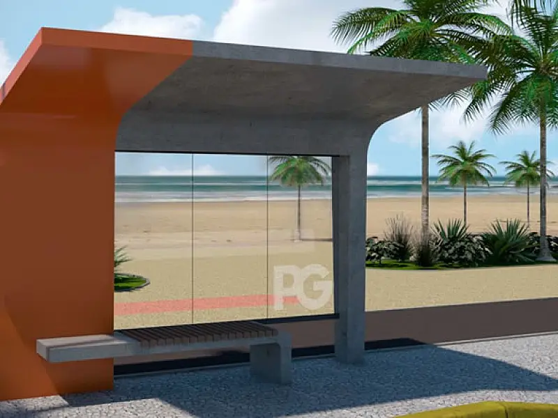 Praia Grande/SP ganhará cerca de 600 novos abrigos de ônibus