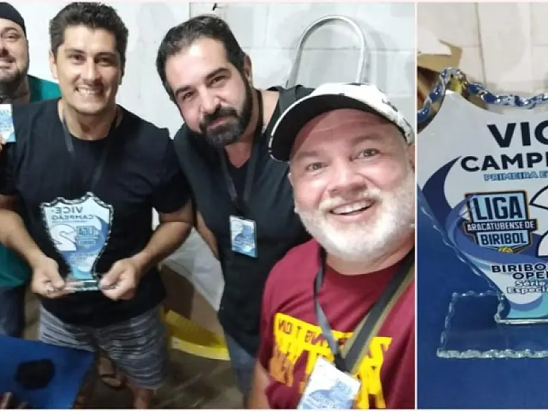 Equipe santista de biribol é vice-campeã em Open de Araçatuba, no interior de São Paulo