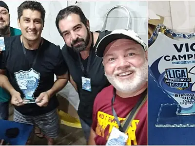 Equipe santista de biribol é vice-campeã em Open de Araçatuba, no interior de São Paulo