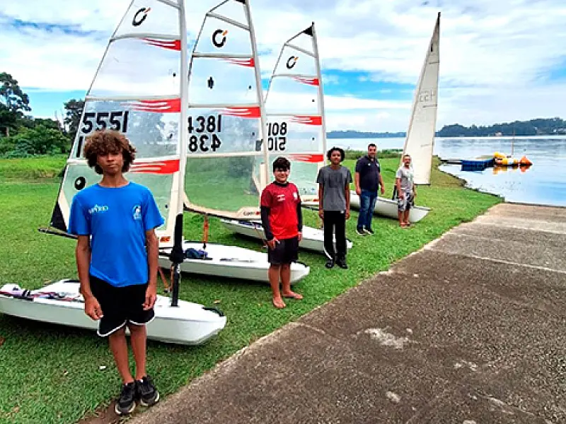 Time PG conquista seis medalhas na regata de abertura da Federação Paulista de Vela