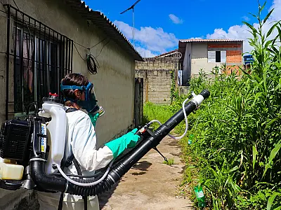 Prefeitura de Mongaguá realiza mais uma nebulização em combate à Dengue