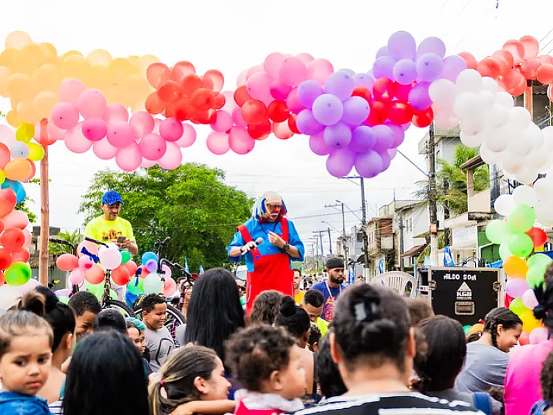 Sábado é dia de brincar em Bertioga com o Ruas Praças de Lazer