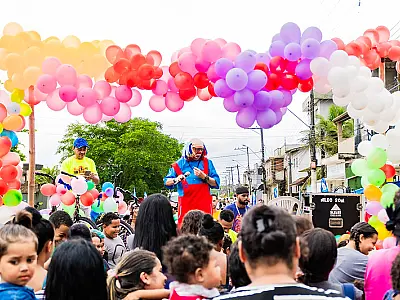 Sábado é dia de brincar em Bertioga com o Ruas Praças de Lazer