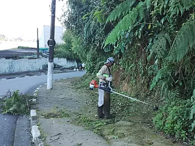 Prefeitura de São Vicente realiza limpeza geral na Ilha Porchat na data de hoje