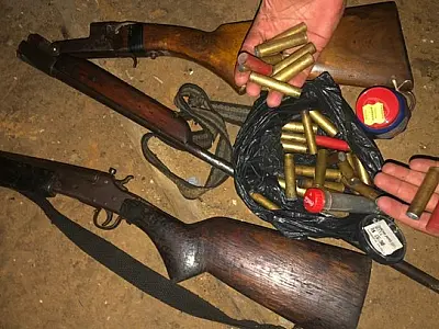Equipe da PM do Vale apreende armas e itens de caça ilícita