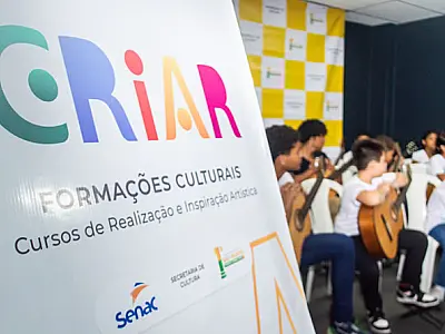 São Vicente oferece vagas gratuitas para cursos de formação cultural em parceria com o Senac